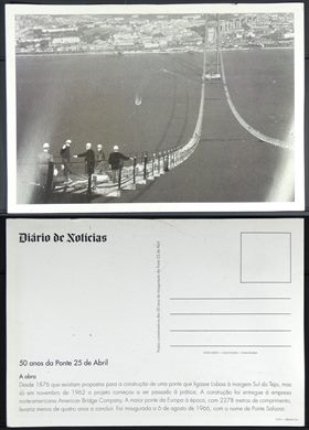 Portugal, Lisboa, 50 anos da Ponte 25 de Abril - Diario de Noticias