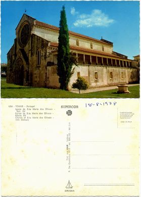 Portugal Tomar Igreja de Sta. Maria dos Olivais - 1254