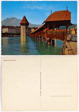 Suica - Luzern Kapellbrucke Nr.6290