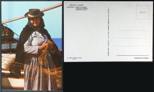 Portugal, Quarteira, Mulher de pescador 239 - J. Valle