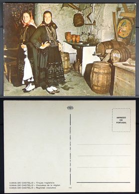 Portugal, Viana do Castelo, Trajes regionais 1698 Comer