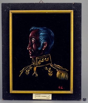 Calzado Wander CA quadro decorativo retrato Simon Bolivar