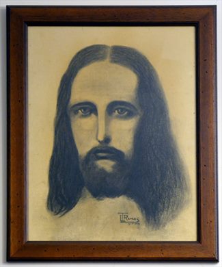 Quadro Jesus (lapis)