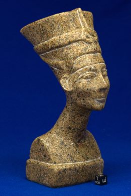 Nefertiti Bust made from sand