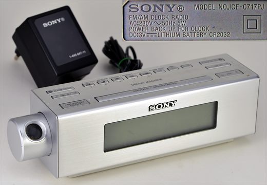 Sony FM-AM Clock Radio ICF-C717PJ