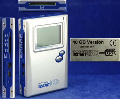 Pixo Instant Disk 40GB Version