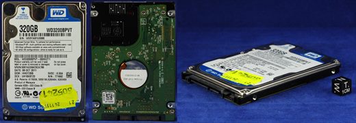 WD WD3200BPVT 320Gb