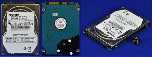 Toshiba MK3276GSX 320Gb SATA