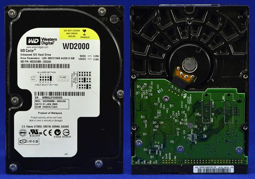 Western Digital WD2000 200Gb WD Caviar