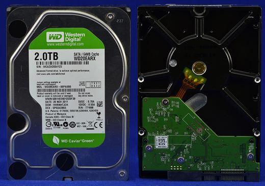 Wetern Digital WD20EARX 2Tb WD Caviar Green