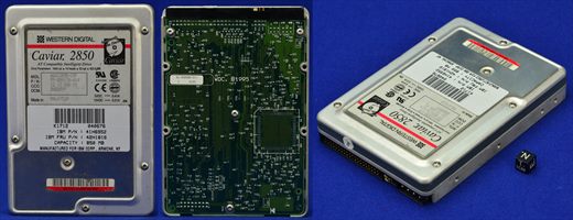 Western Digital Caviar 2850 WDAC2850-23F 3.5 853.6MB IDE