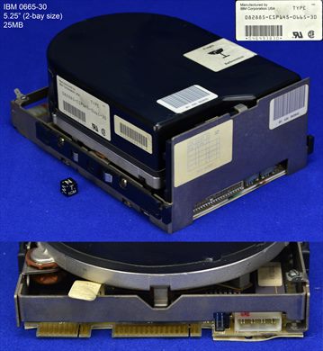 IBM 0665-30 5.25 25MB HDD (082885-ESP145-0665-30)