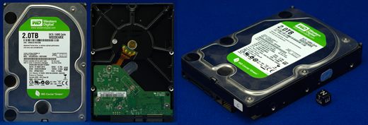 Western Digital Caviar Green WD20EARX-00PASB0 2.0TB SATA