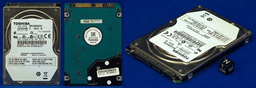 Toshiba MK3265GSX HDD2H83 2,5'' 8455MB SATA
