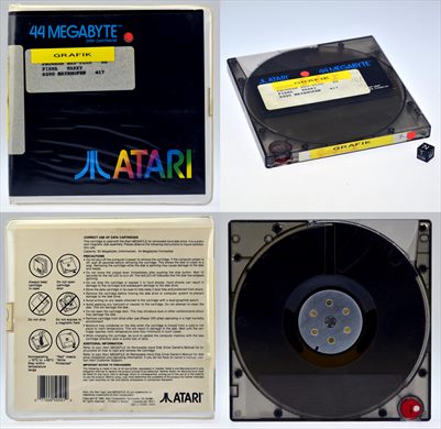 Atary 44 Megabyte Disk Cartridge C300626-001 Rev.1 1989
