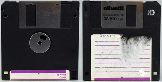 Olivetti microdiskette DS-HD 2.0Mb