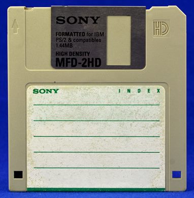 Sony MFD-2HD 1.44MB gray