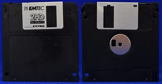 Emtec 2HD DOS formatted extra (black)