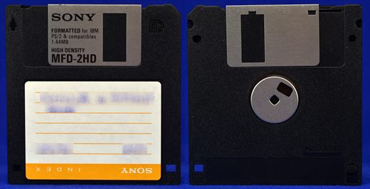 Sony formatted for IBM PS-2 and compatibles 1.44Mb MFD-2HD
