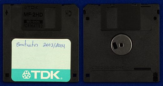 TDK MF-2HD MS-DOS Formatted