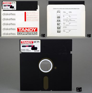 Tandy 48 TPI 5.25 Floppy diskette 26-9499