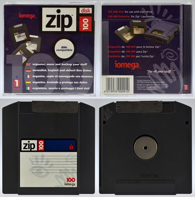 iomega zip 100Mb disk IBM-compatible