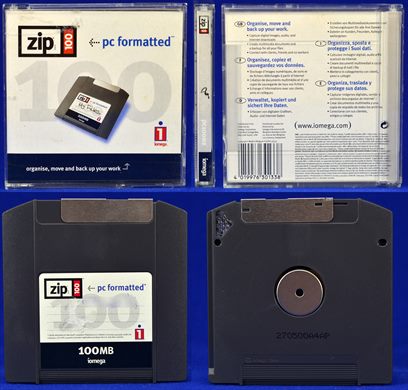 iomega zip 100 PC formated