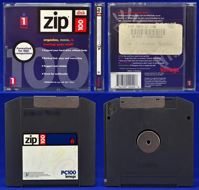 iomega zip 100 PC formated for IBM compatibles