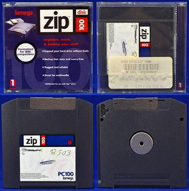 iomega zip 100 PC formated for IBM compatibles 1