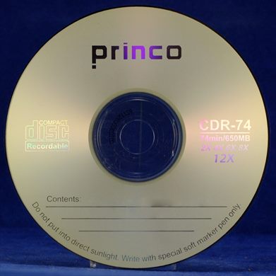 princo CDR-74 650mb 12x
