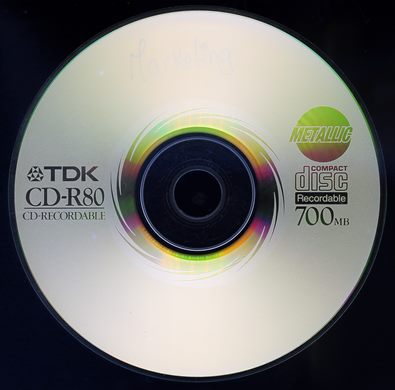 TDK CD-R80 700mb Metallic