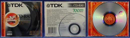 TDK CD-R80 700mb Reflex Ultra