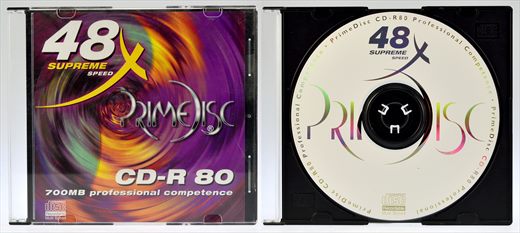 PrimeDisc CD-ro 700mb 80min 48x