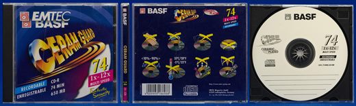 BASF CD-R 74 650Mb Ceram Guard 1-12x multispeed
