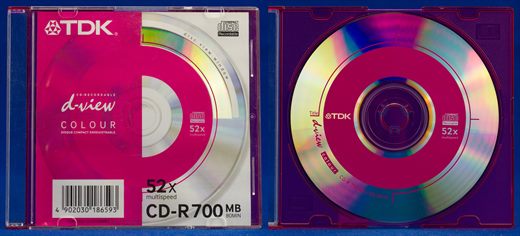 TDK d-view color 700MB 52x