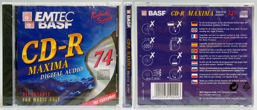 BASF CD-R Maxima Digital Audio 74