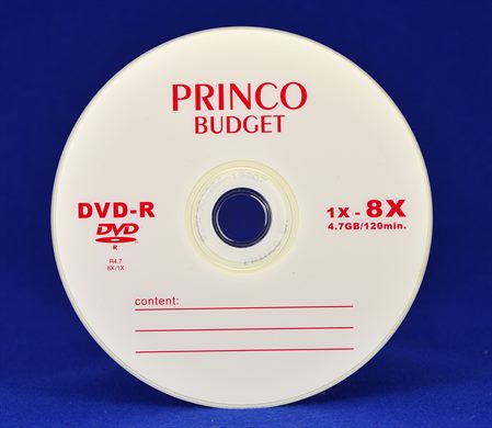 Princo Budget DVD-R 4.7Gb 1x-8x