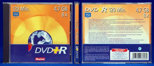 Auchan DVDPlusR 4.7Gb 120Min