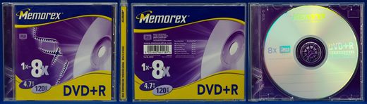 Memorex DVDPlusR 4,7GB 8x