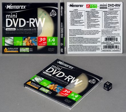 Memorex mini DVD-RW 1.4Gb
