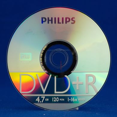 Philips DVDPlusR 4.7Gb 1-16x speed