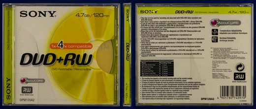 Sony DVDPlusRW 4.7Gb 4x