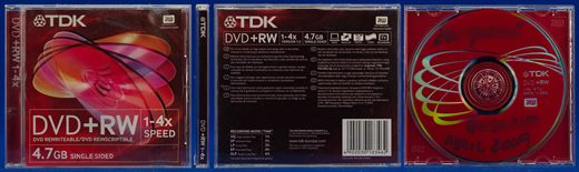 TDK DVDPlusRW 4.7Gb