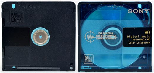 Sony MiniDisk 80 blue