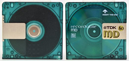 TDK MiniDisk MD 80 aqua