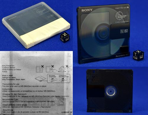 Sony Mini Disk 80 2-448-806-15F Black