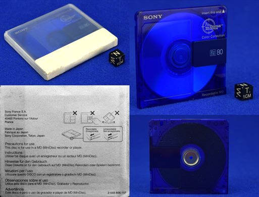 Sony Mini Disk 80 2-448-806-15F Blue