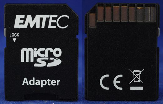 Emtec microSD-SD adapter