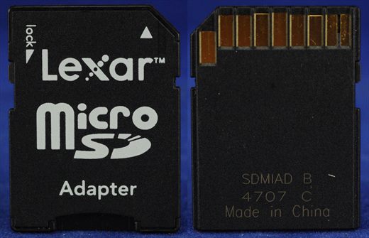 Lexar microSD-SD adapter