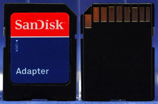 SanDisk microSD-SD adapter 2007-10-16